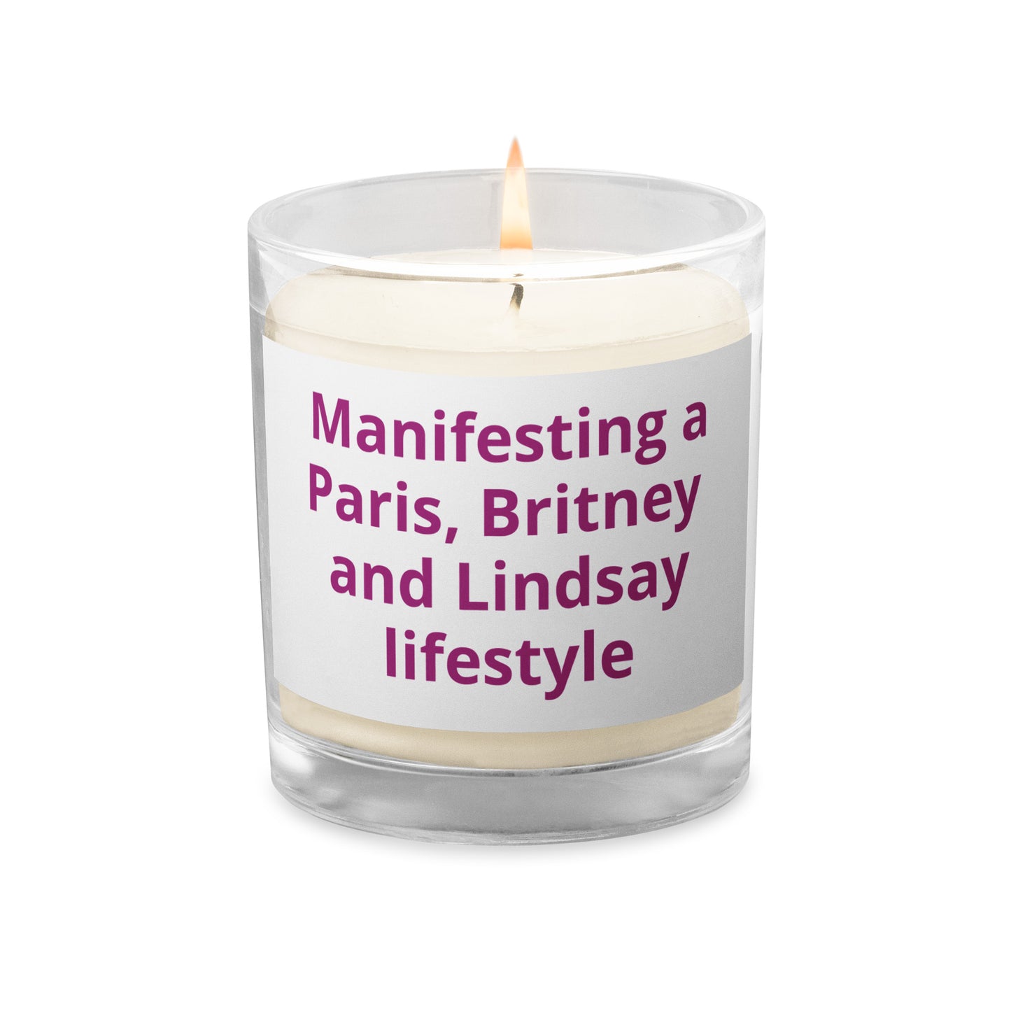 Manifesting Paris, Britney and Lindsay wax candle